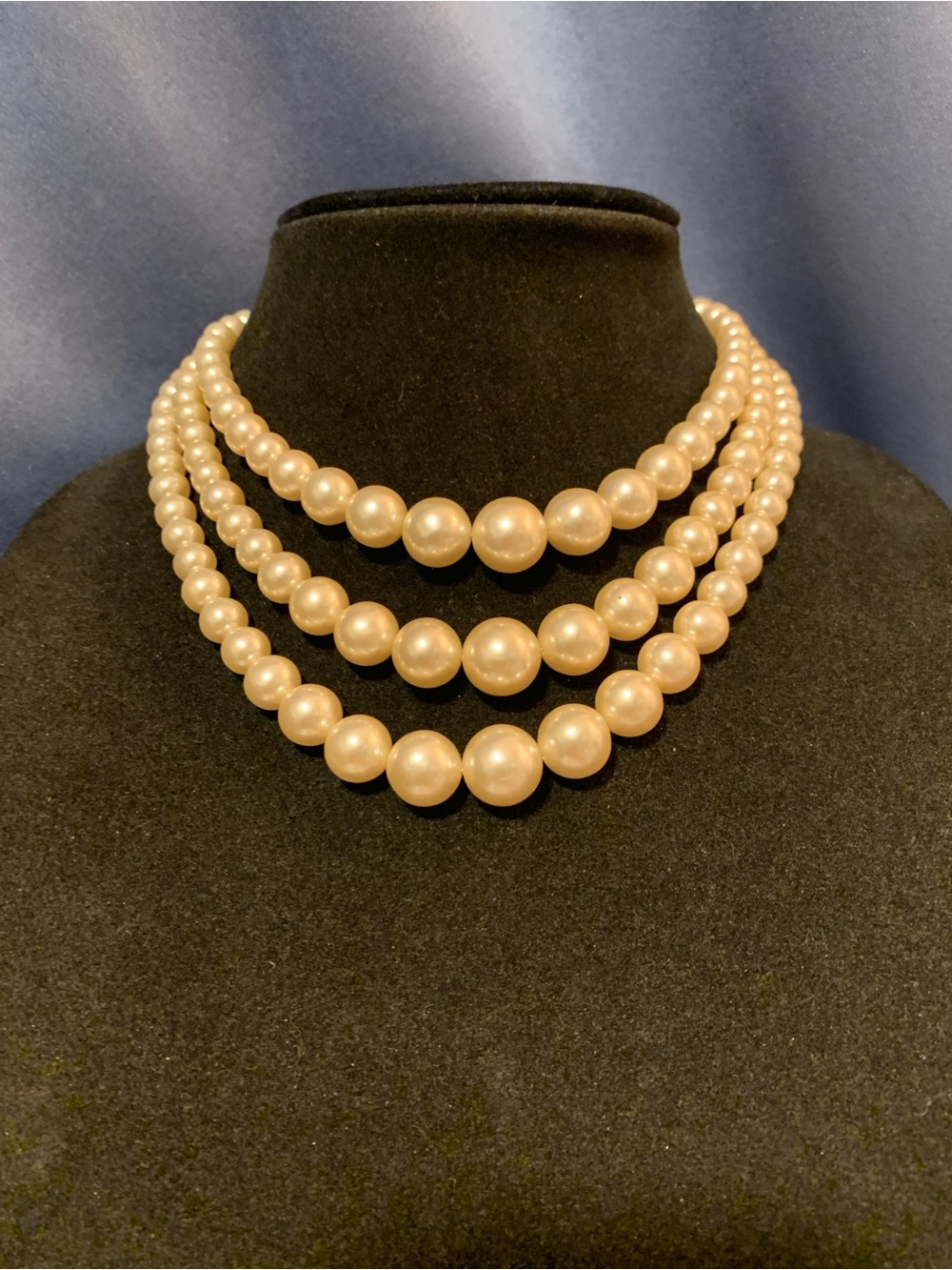 Classic Cream Pearl Multi-Strand Necklace - Elegant Women Jewelry